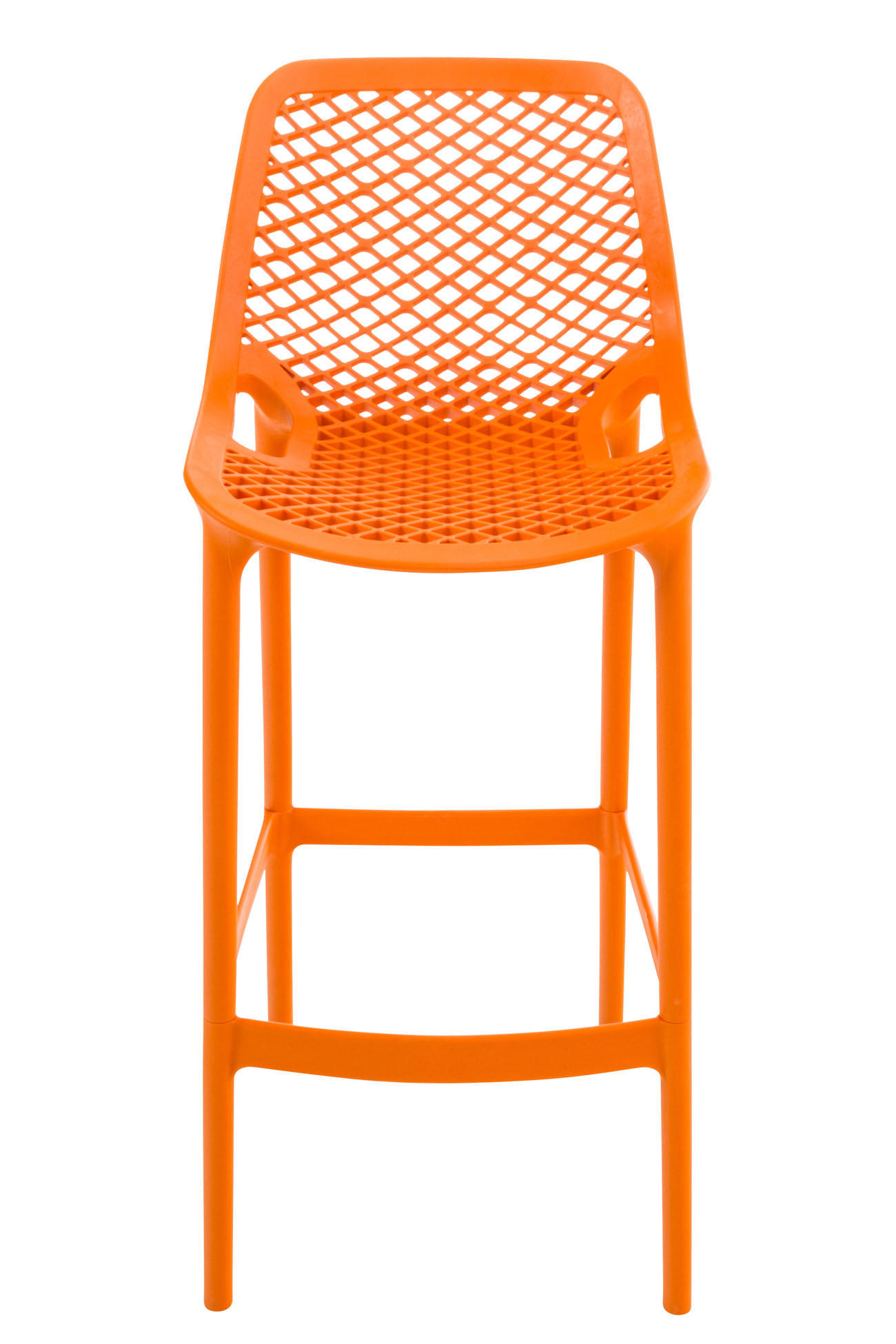 BARHOCKER modern Orange LORL Kunststoff 105x45x53 cm - Orange, Kunststoff (45/105/53cm) - DELUKE