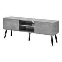 LOWBOARD Eskilstuna - Grau, Holz/Holzwerkstoff (120/46.5/29.5cm) - [en.casa]