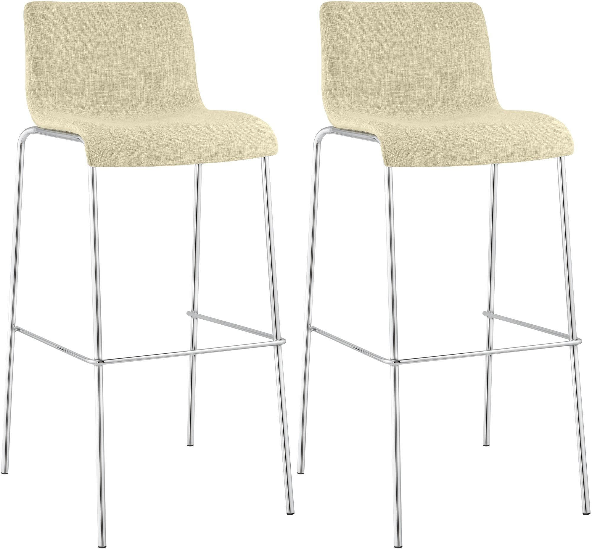 BARHOCKER Set Hover 100x43x48 cm creme - Creme, Textil (43/100/48cm) - furnicato