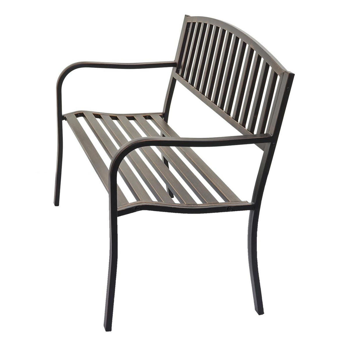 GARTENBANK Bronze - Bronzefarben, Metall (128/87/58cm) - MCW