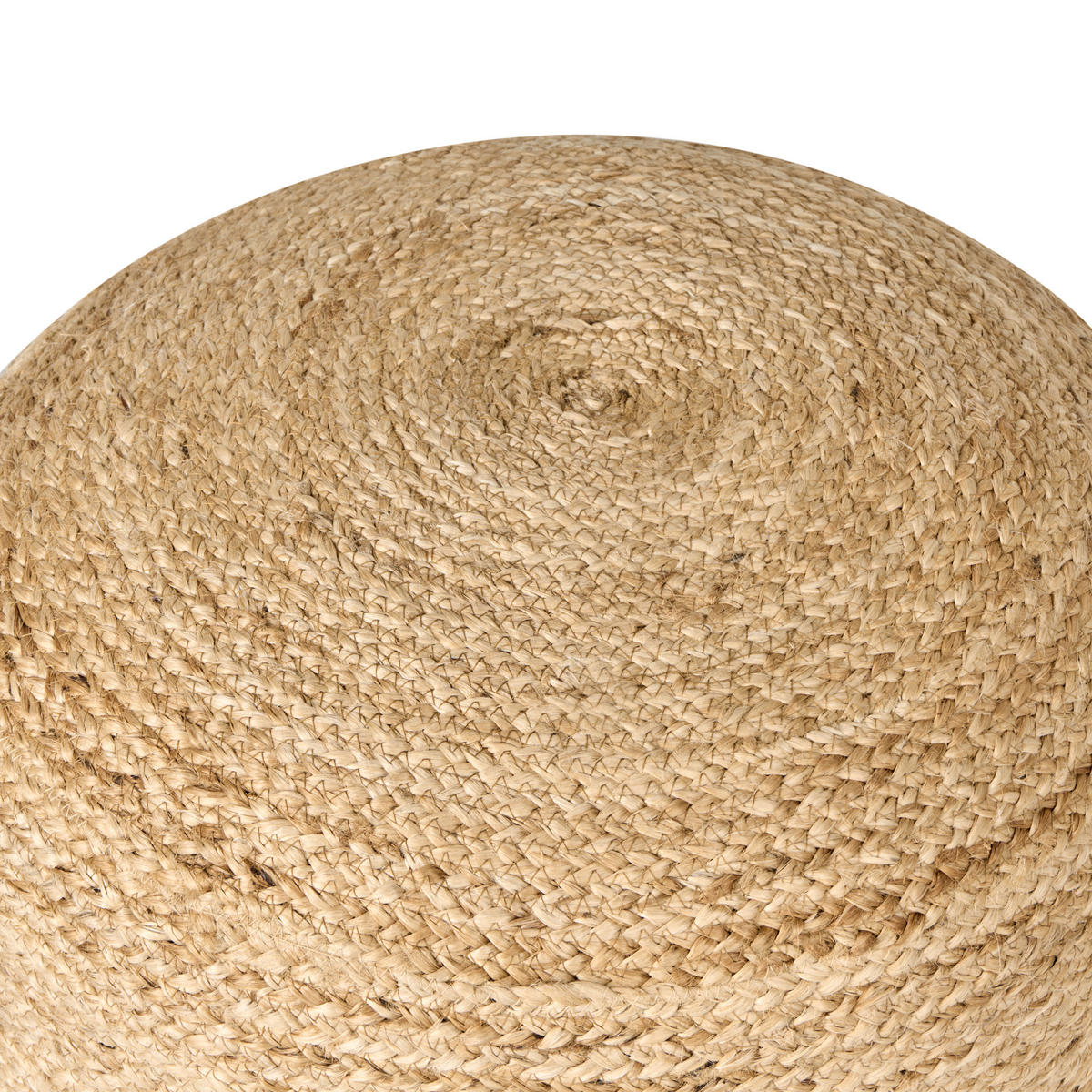 POUF Naturfarben Duki - Taupe/Naturfarben, Naturmaterialen (50/40/50cm) - Beliani