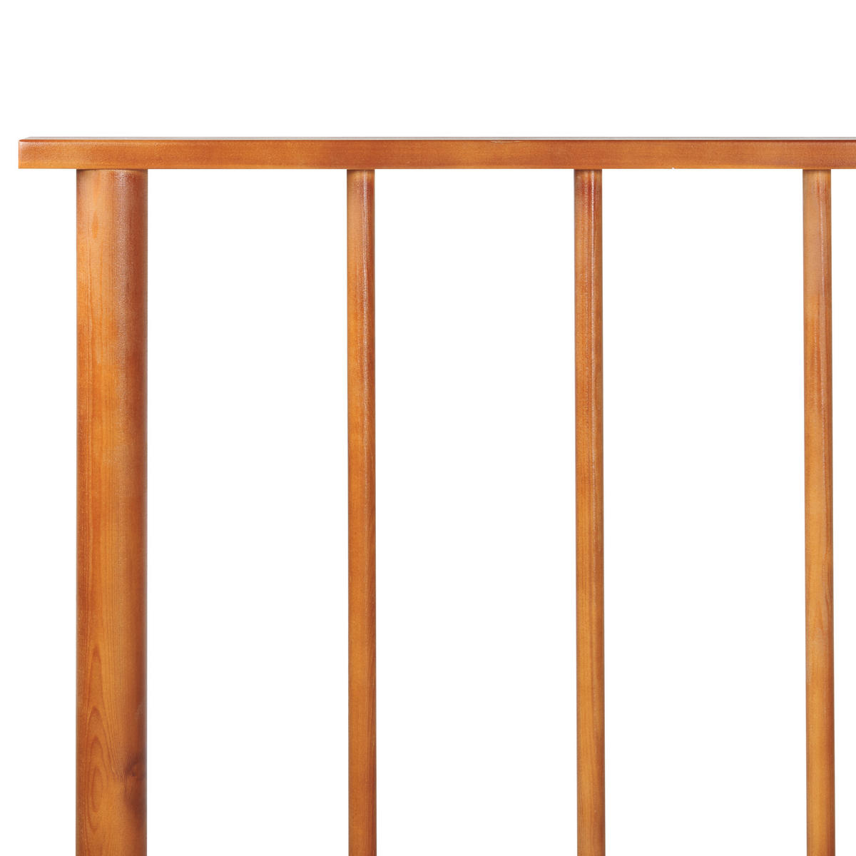 HOLZBETT 140/200cm Heller Holzfarbton Barret - Hellbraun, Holz (140/200cm) - Beliani