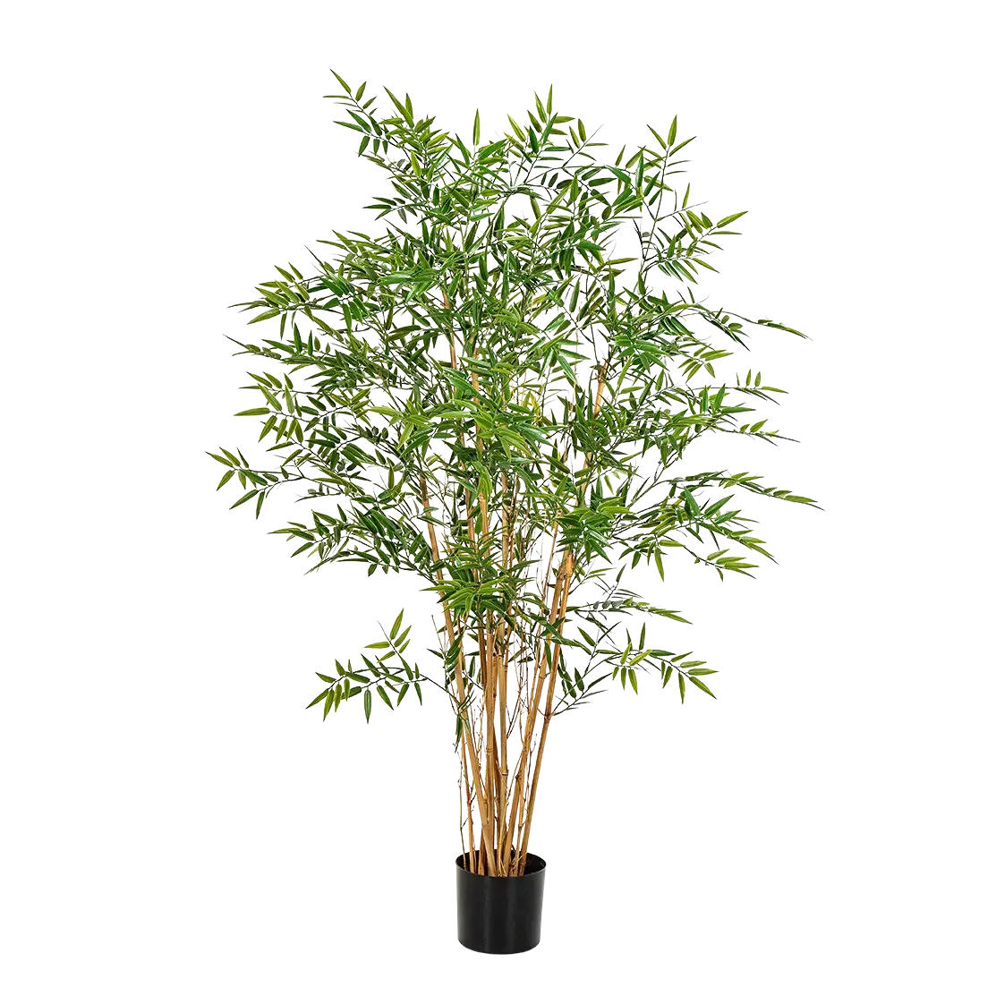 KUNSTBAUM Künstlicher Bambus - Mina 150 cm - Grün, Kunststoff (150cm) - aplanta