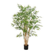 KUNSTBAUM Künstlicher Bambus - Mina 150 cm - Grün, Kunststoff (150cm) - aplanta