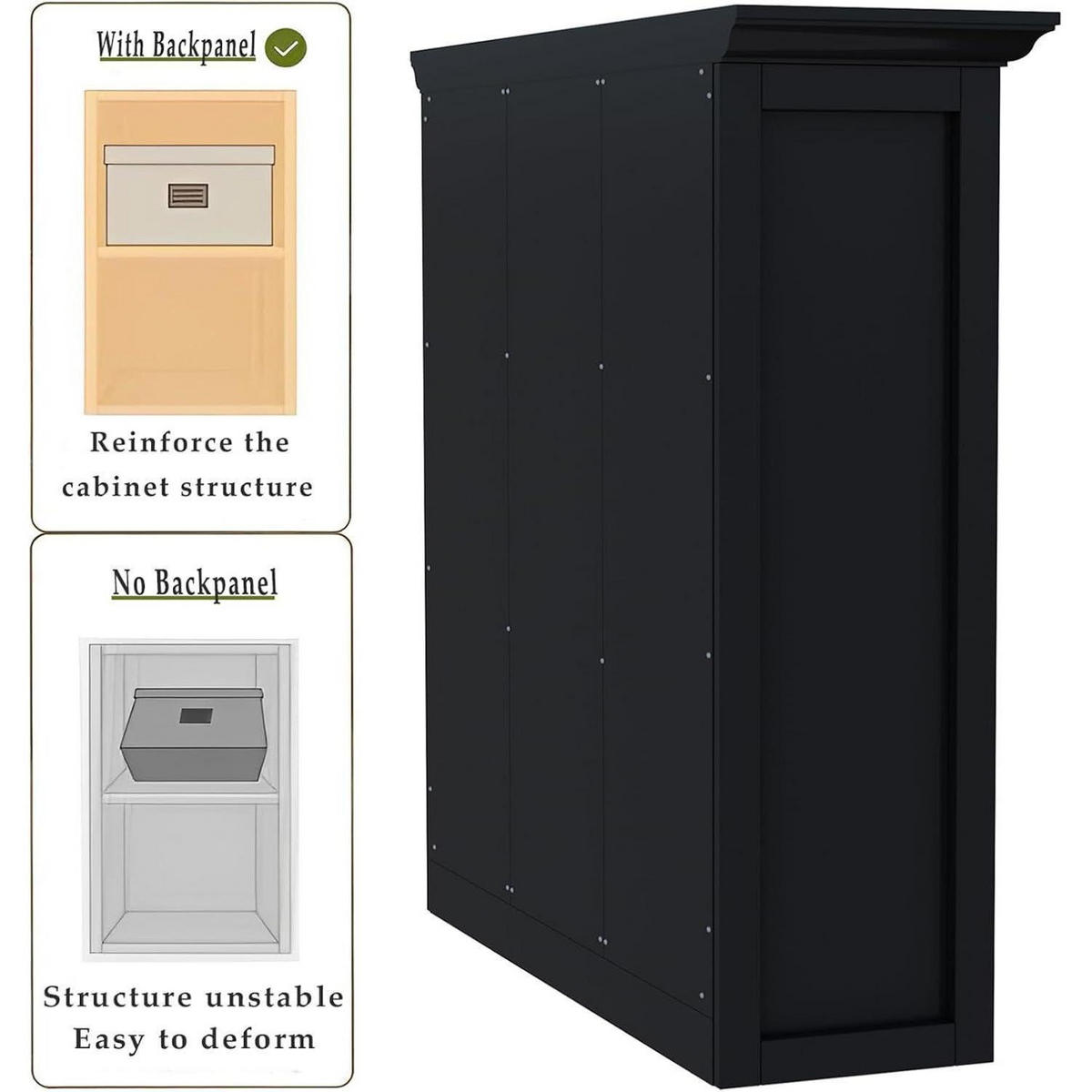 BÜCHERREGAL mit Sockel 9 Fächer Schwarz 99 x 98 cm - Schwarz, Holzwerkstoff (98/99/34cm)