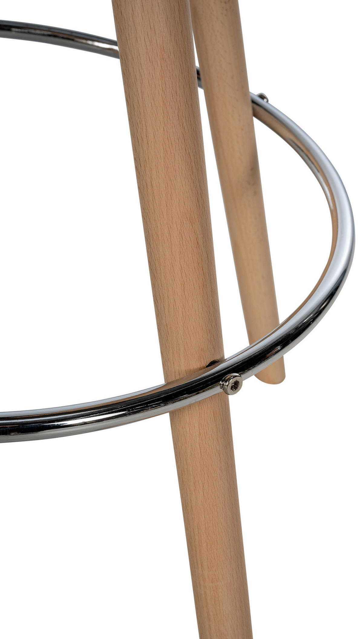 BARHOCKER PALMA Braun Stoff Braun - Braun, Holz/Textil (38/99/44cm) - DELUKE