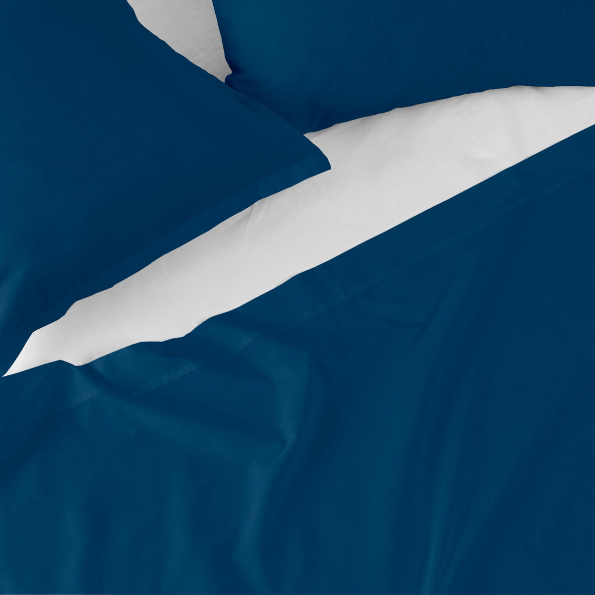 OBERBETTLAKEN basic 180x270 cm dunkelblau - Dunkelblau, Textil (180/270cm) - Happy Friday