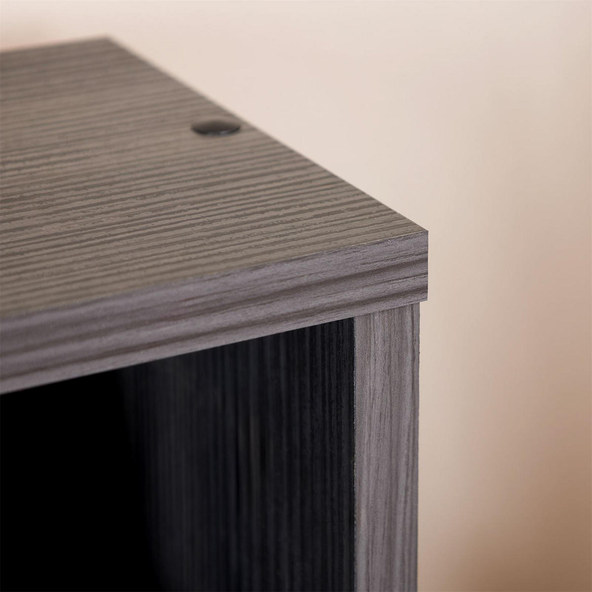 CD/DVD- REGAL CHART ESCHE GRAU - Eschefarben, Holzwerkstoff (20/186/17cm) - CARO-Möbel