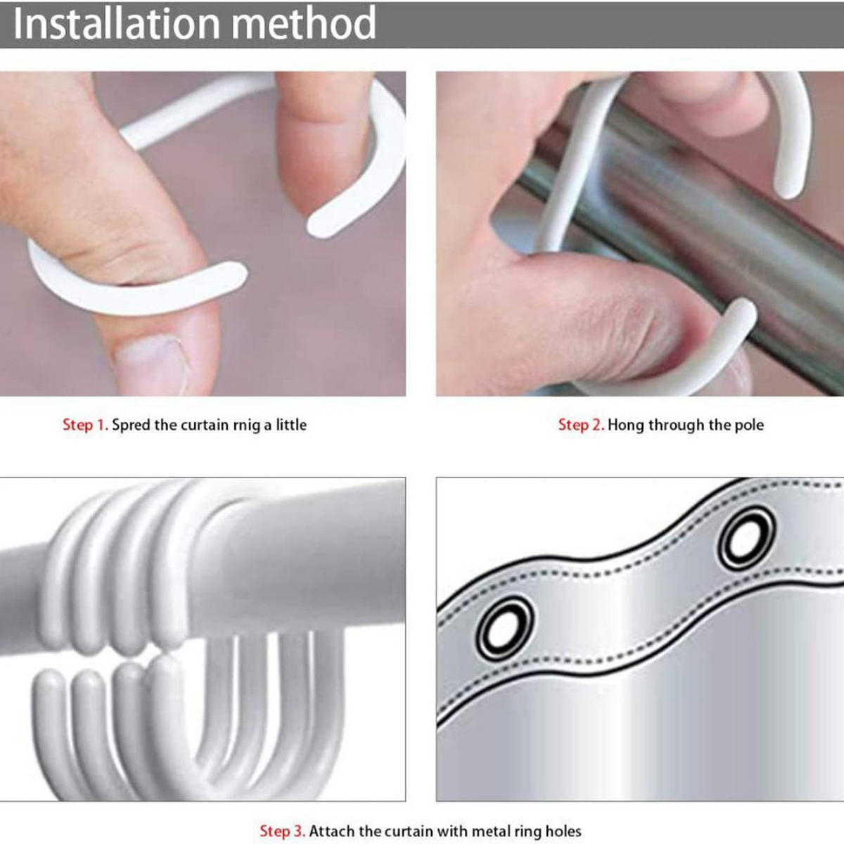 DUSCHVORHANG PEVA Katze 3D wasserdicht schimmelresistent Badezimmer transparent dick mit Haken - Transparent, Kunststoff (180/180cm) - MCBOSON