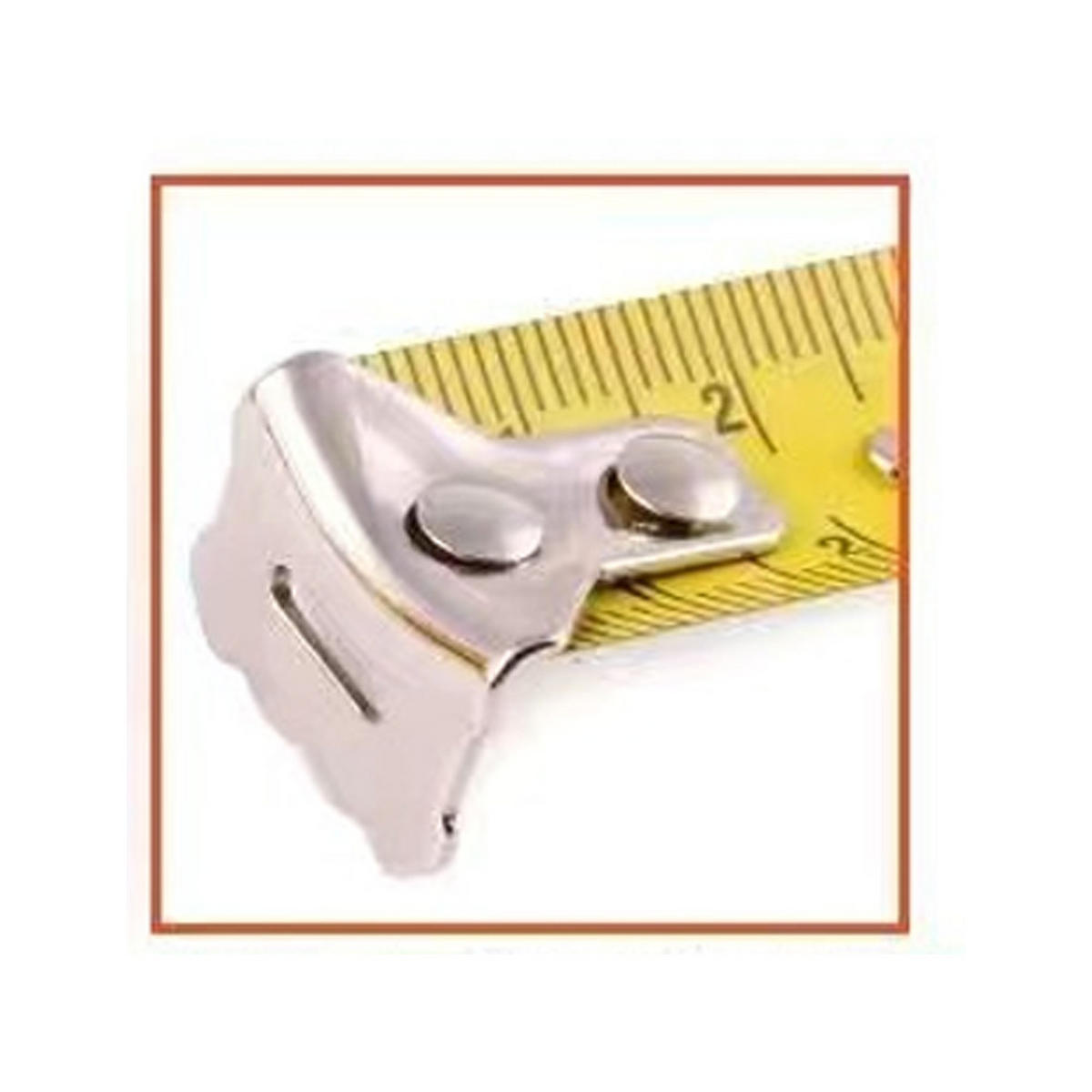 MASSBAND – 5 Meter x 19 Millimeter - Gelb, Kunststoff (500/1.9/1cm) - DCA