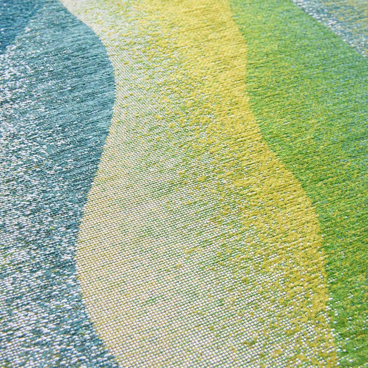 TEPPICH In-/Outdoor Flachgewebe SKITTER Grün 280 x 390 cm - Grün, Textil (280/390cm) - Novatrend