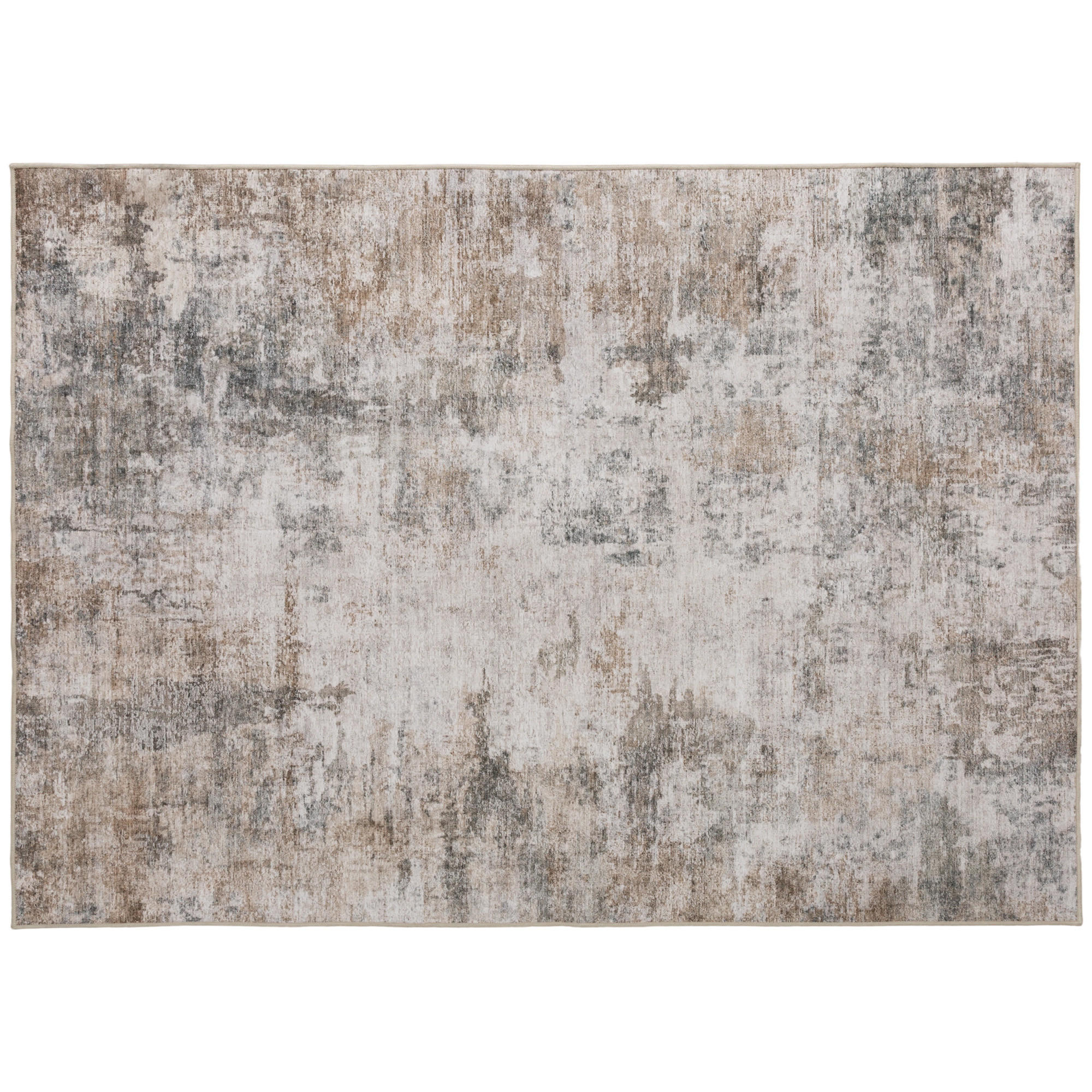TEPPICH Polyester Braun - Braun, Textil (200/300cm) - HOMCOM
