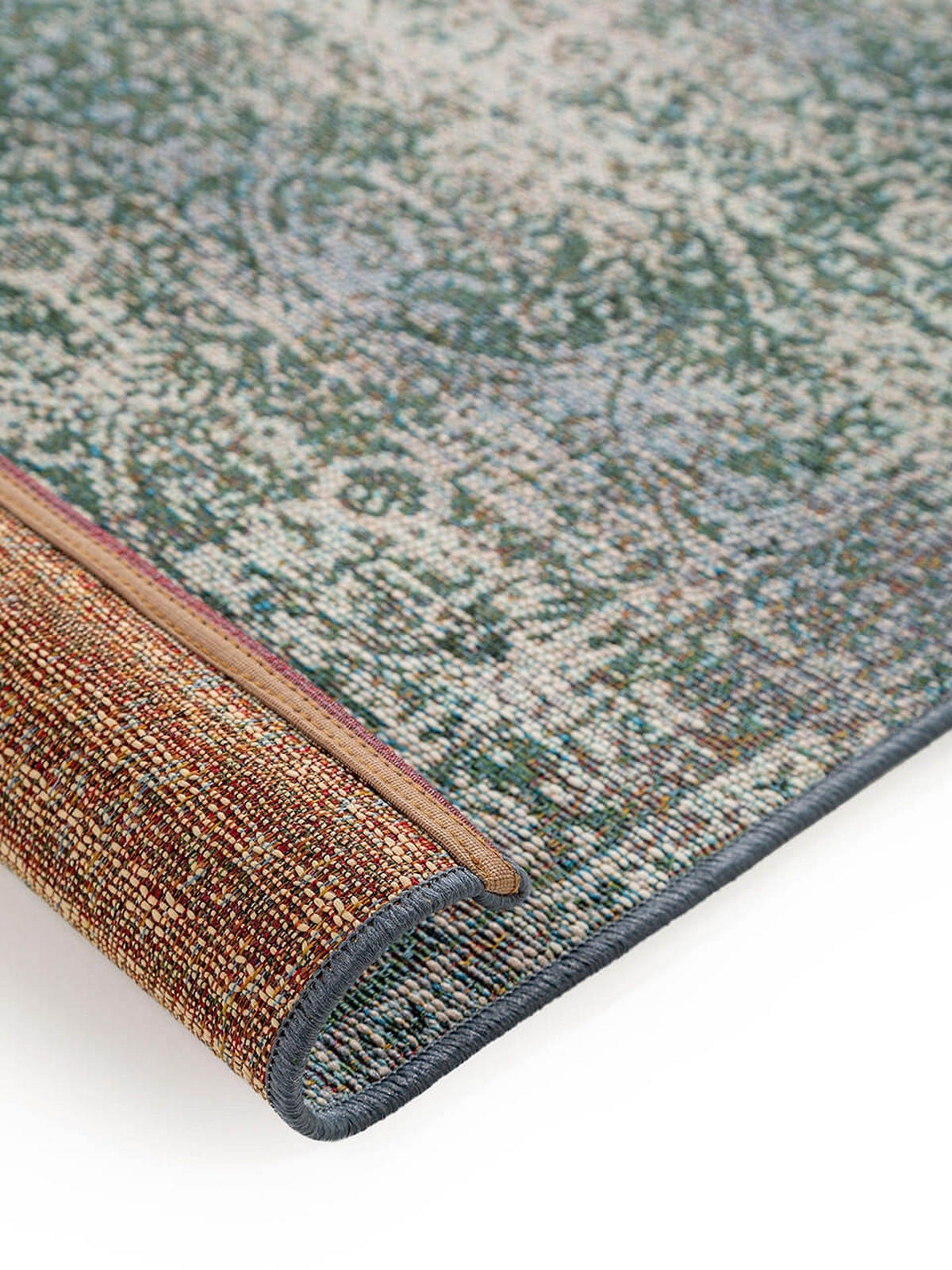 VNITŘNÍ a venkovní běhoun Artis Zelená 80x250 cm - zelená barva, textil/plast (80/1cm) - KUNSTLOFT