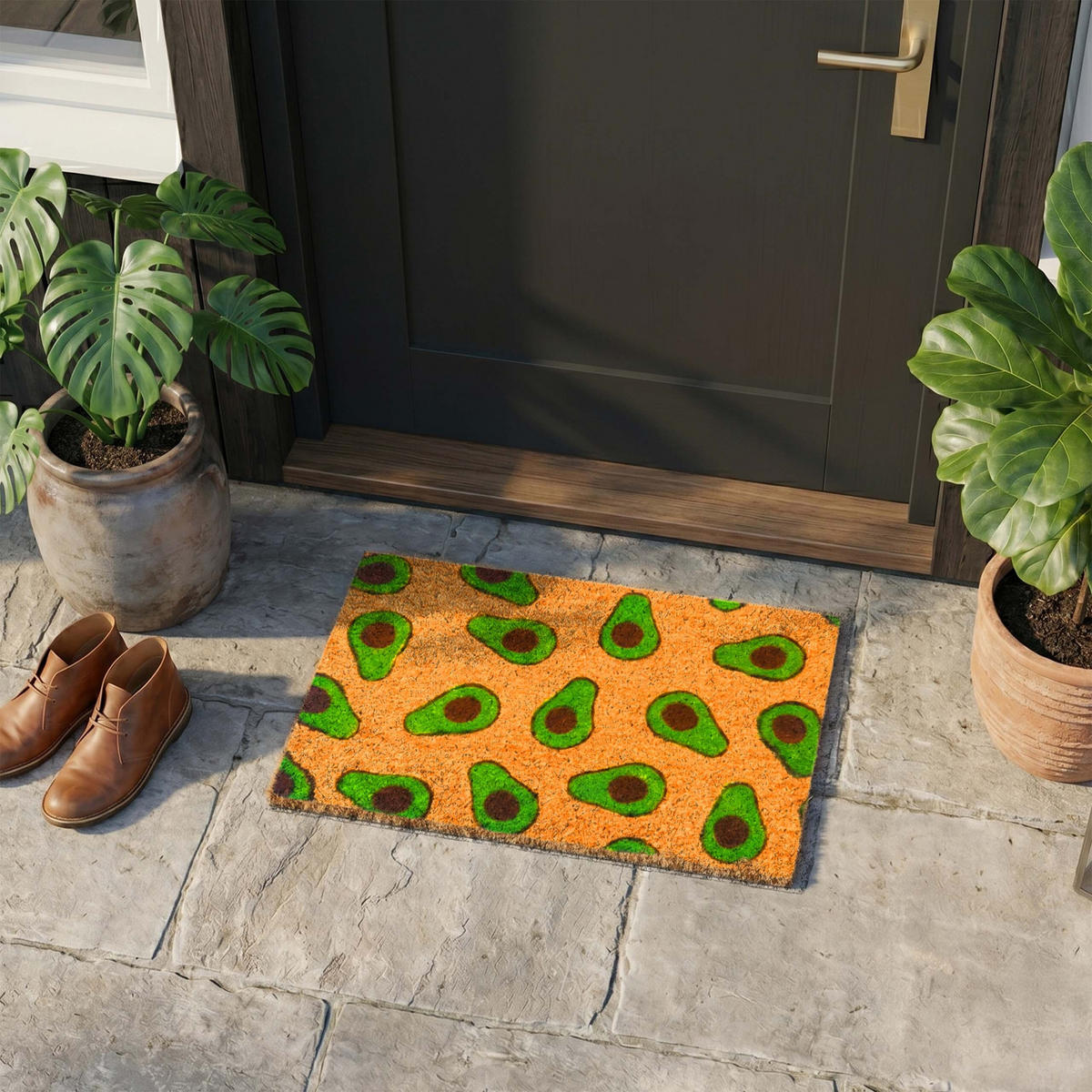 ROHOŽ - viacfarebná, textil/plast (60/40cm) - Relaxdays