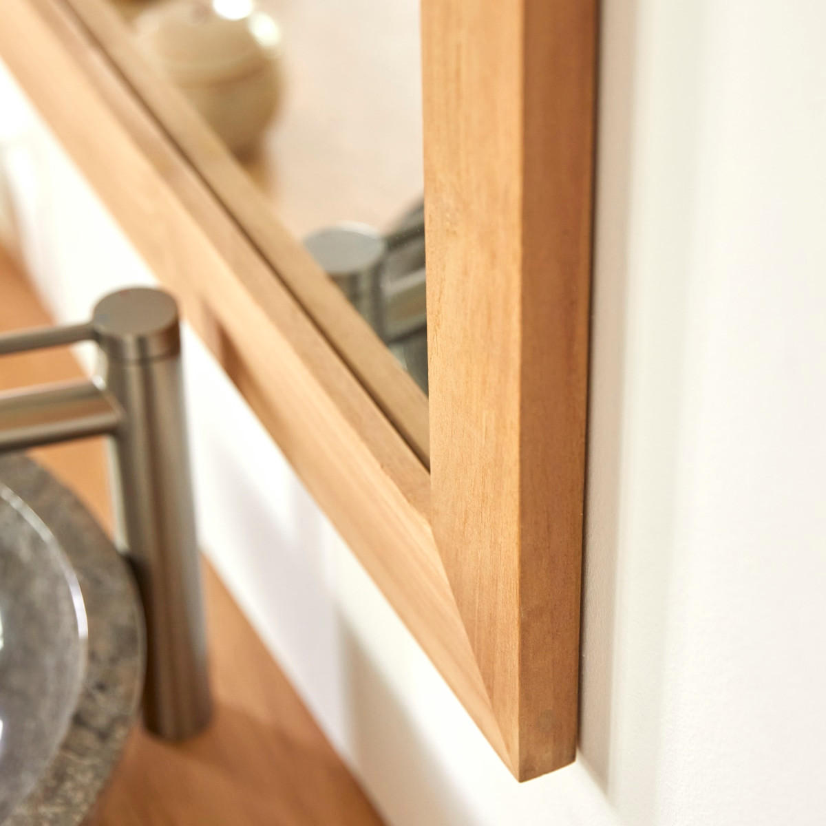 SPIEGEL Tona Natur aus Teak - Naturfarben, Holz (90/120/2cm) - Tikamoon