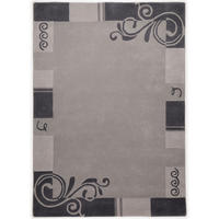 HANDTUFTTEPPICH Hawai 90x160 cm - Grau, Textil (90/160cm) - THEKO