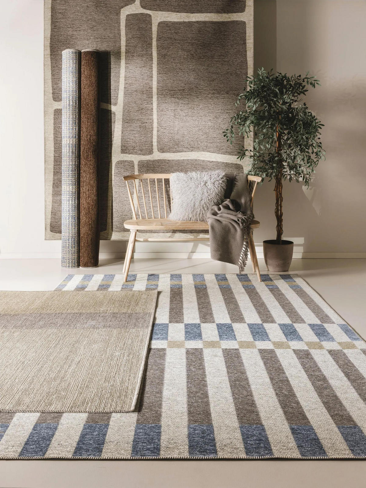 OUTDOORTEPPICH Kiano Multicolor/Blau 120x170 cm - Multicolor, Textil (120/170cm) - benuta Nest