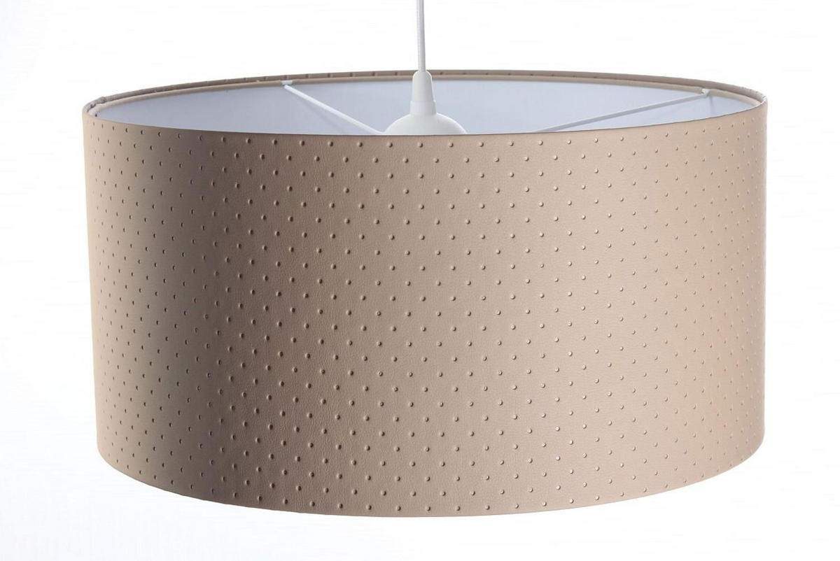HÄNGELEUCHTE Weiß 60/30 cm - Beige/Weiß, Kunststoff (60/1.1/30cm) - ONZENO