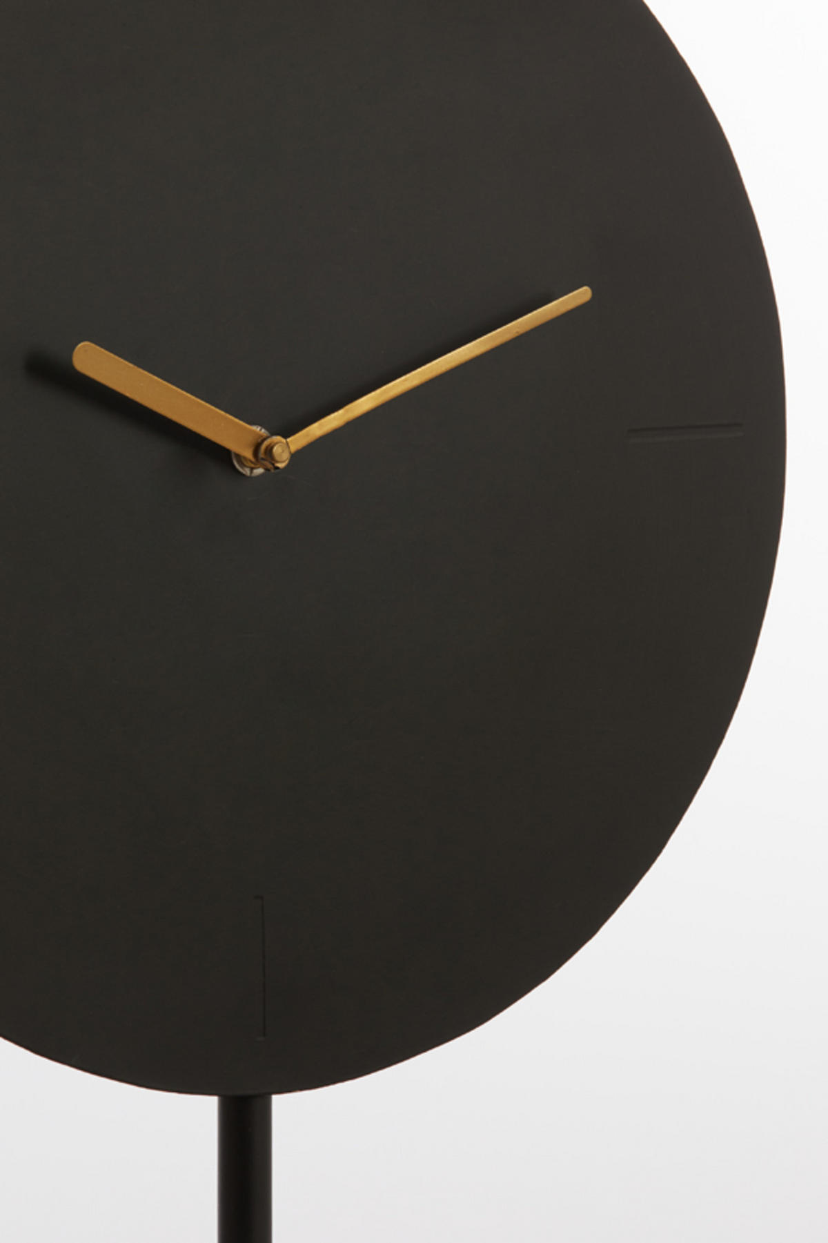 UHR Waiwo Schwarz Ø30/45,5 cm - Schwarz, Metall (10/45.5/30cm) - Light & Living