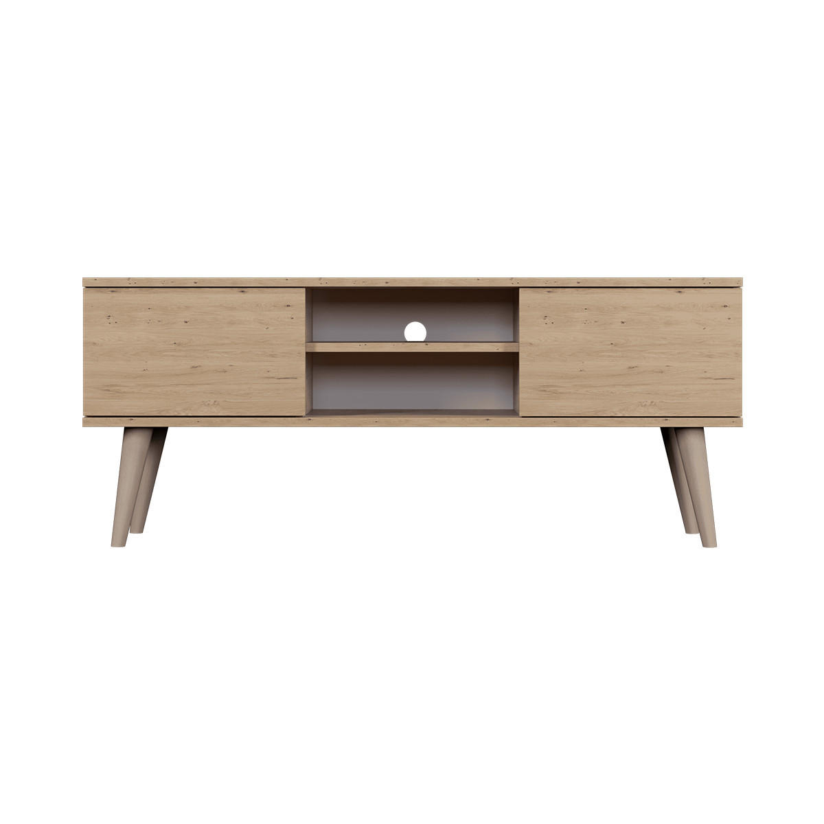 TV-MÖBEL Toronto Holz - Braun, Holzwerkstoff (55/35/120cm) - Petits-meubles