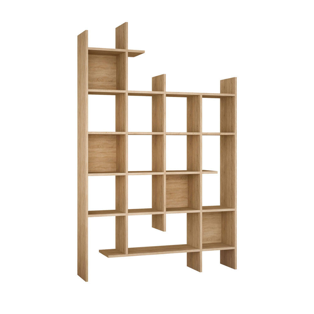 Drawer Holzregal, Esche 122x188x26 cm