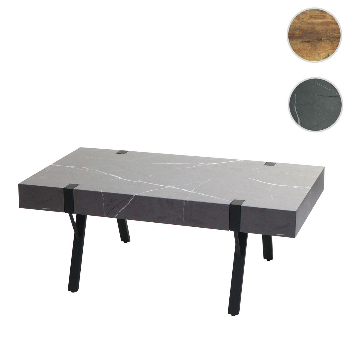 COUCHTISCH eckig Grau - Grau, Holz (60/110/43cm) - MCW