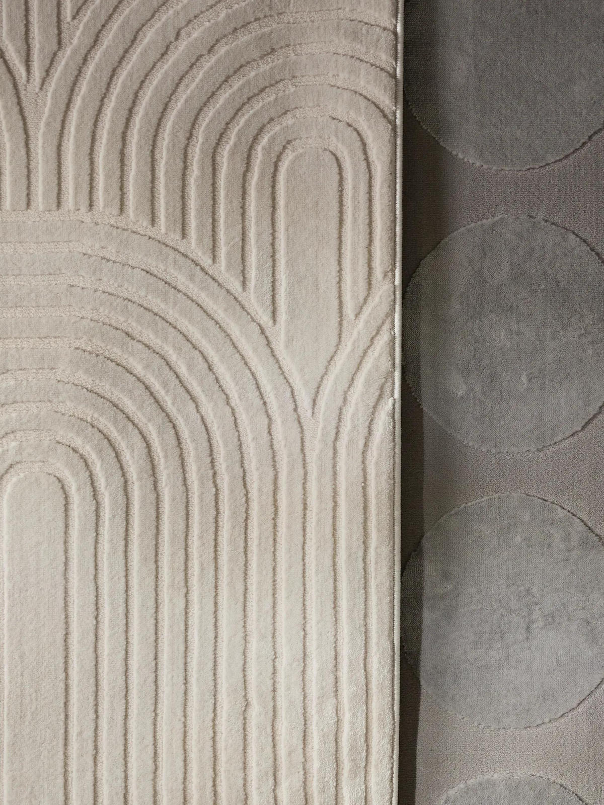 KOBEREC Claire Krémová 280x380 cm - krémová, plast/umělá hmota (280/380cm) - benuta