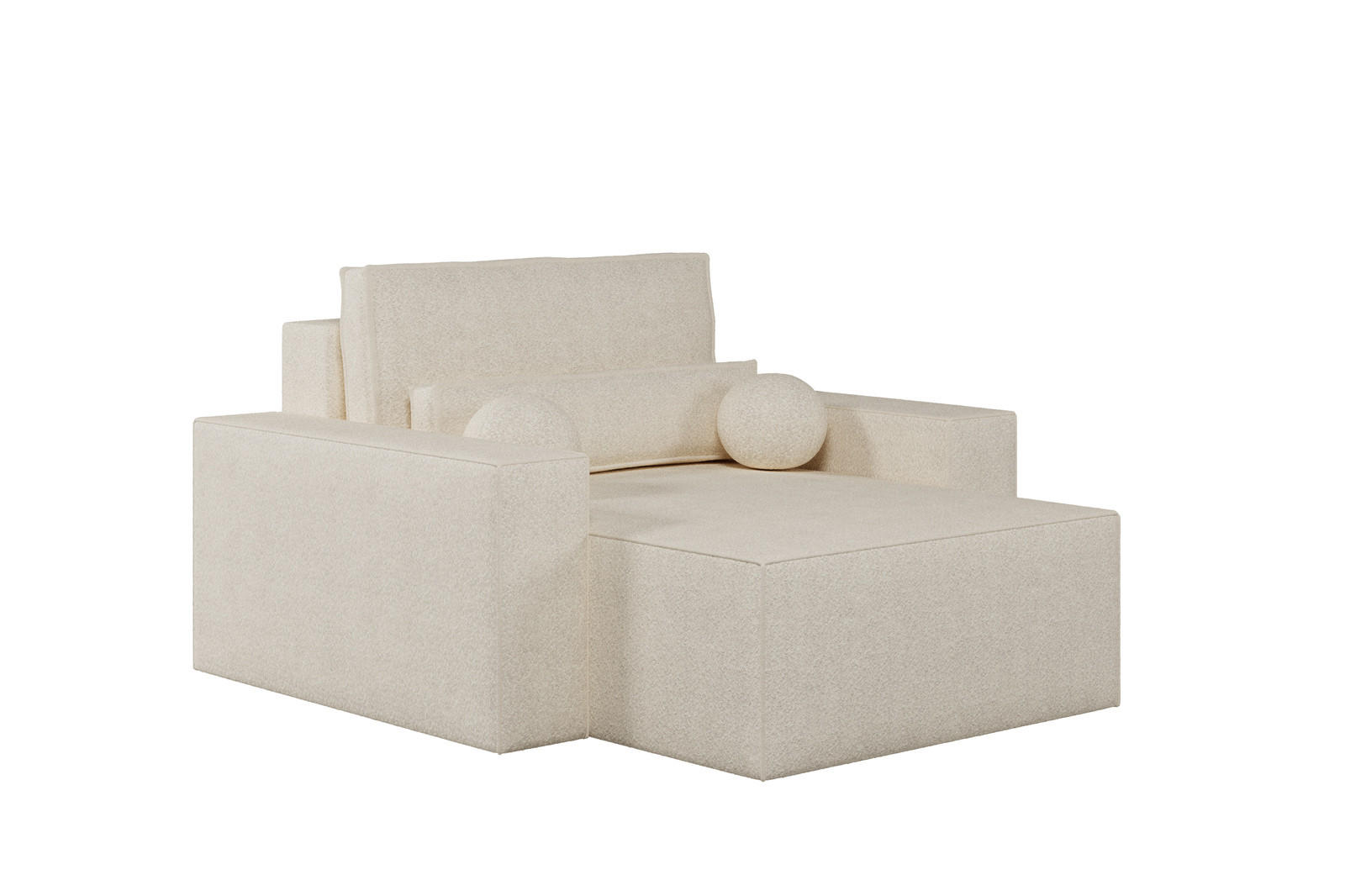 XXL-SESSEL Denver - Creme - Creme, Holzwerkstoff (100/85/162cm) - Möblo