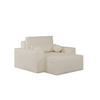 XXL-SESSEL Denver - Creme - Creme, Holzwerkstoff (100/85/162cm) - Möblo