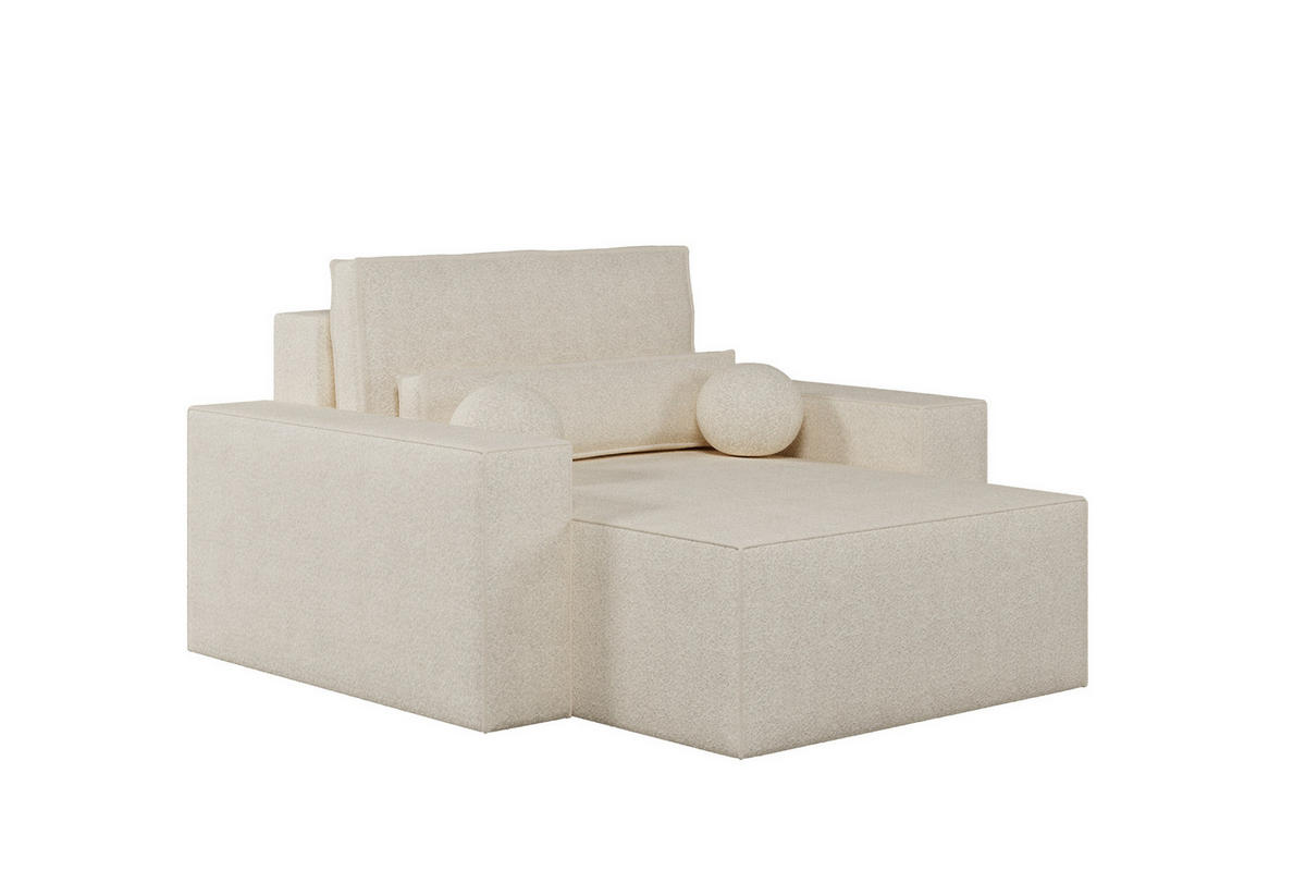 XXL-SESSEL Denver - Creme - Creme, Holzwerkstoff (100/85/162cm) - Möblo