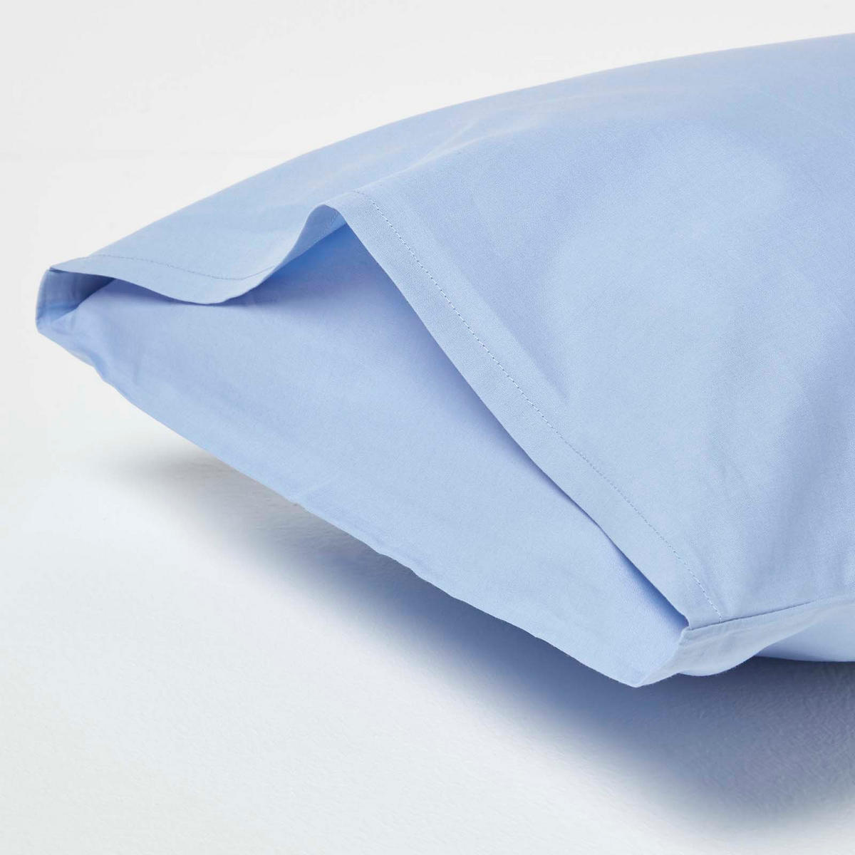 KINDER-KISSENBEZÜGE 2er-Set, Perkal - Blau, Textil (40/60cm) - Homescapes
