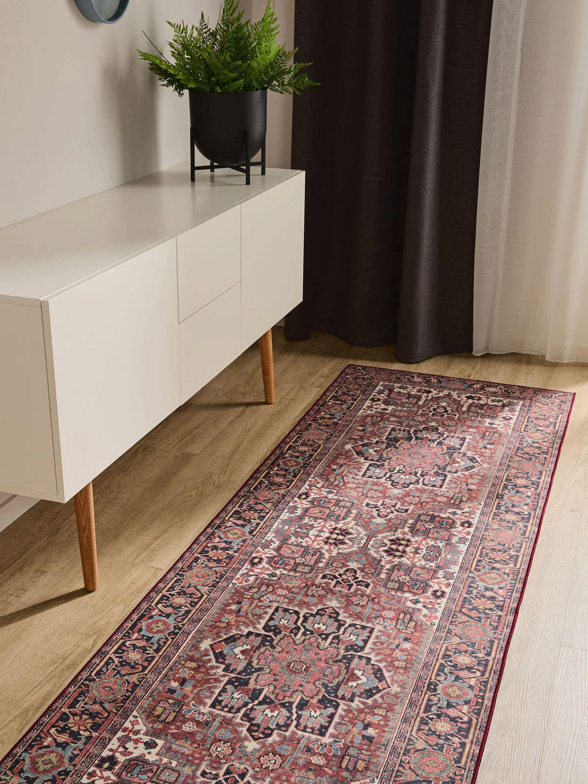 VINTAGE-LÄUFER George waschbar 80x240 cm - Multicolor, Kunststoff (80/240cm) - benuta