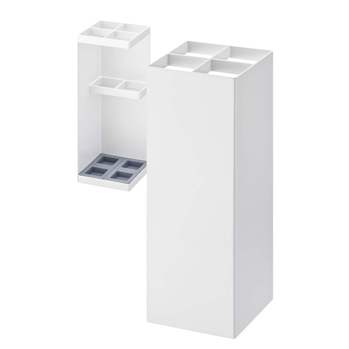SCHIRMSTÄNDER Smart weiß 11x11x30cm - Weiß, Metall (11/30/11cm) - Yamazaki