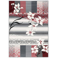 MODERN DESIGNER VELOURS TEPPICH SAMBA - Anthrazit, Textil (120/170cm) - Pergamon