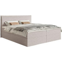 BOXBETT Softie Beige Chenille 180x200 cm - Hellgrau, Textil (180/200cm) - Selsey