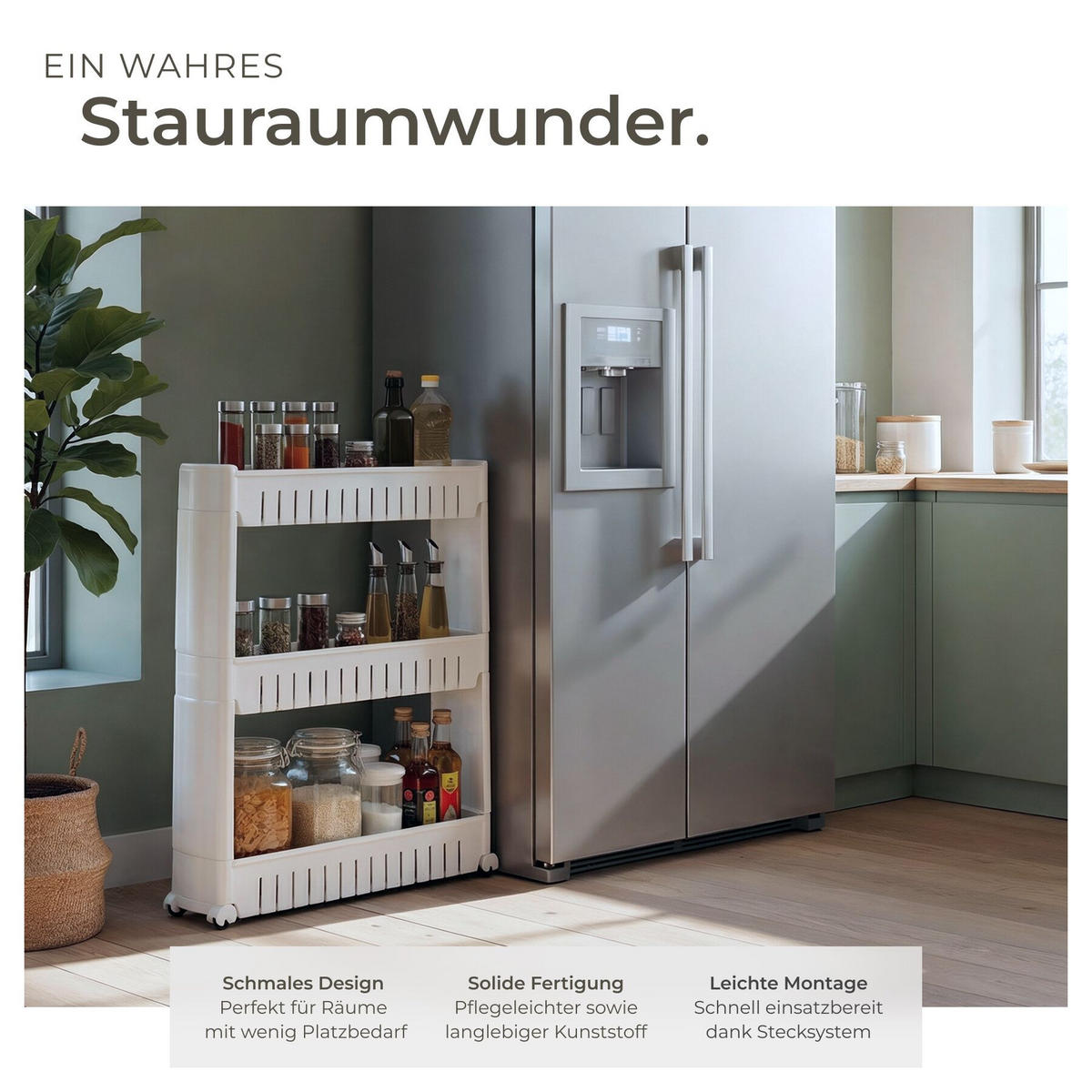 NISCHENREGAL Joe, 54 x 12 x 71 cm, weiß - Weiß, Textil (12/71/54cm) - tectake