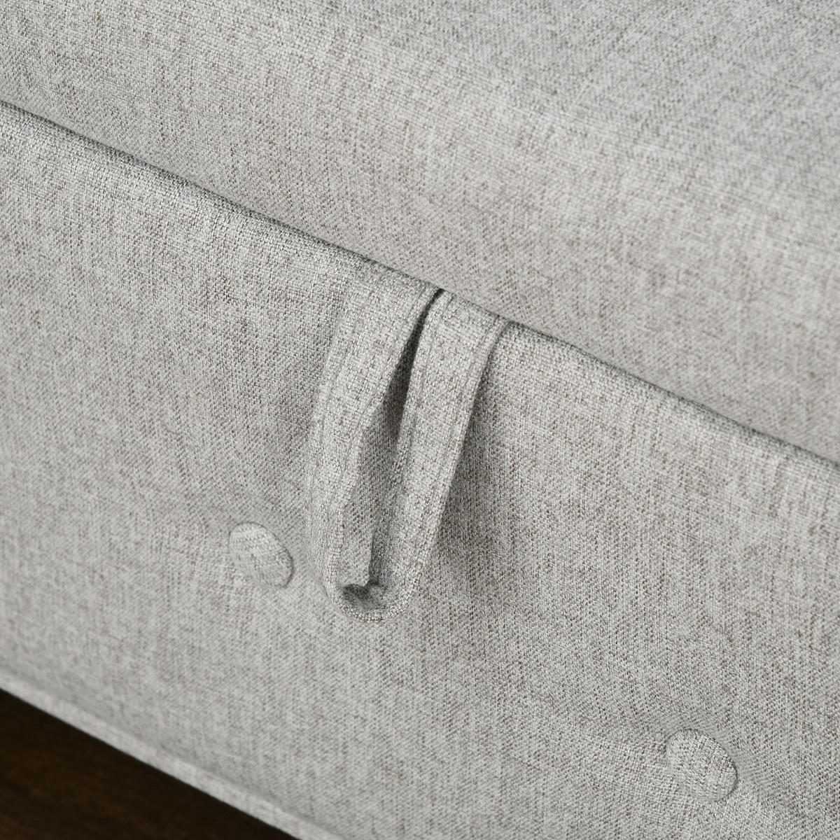 TRUHENBANK DE-16371 2-in-1 mit Stauraum Grau - Grau, Textil (146.5/72/49cm) - ComfortXL