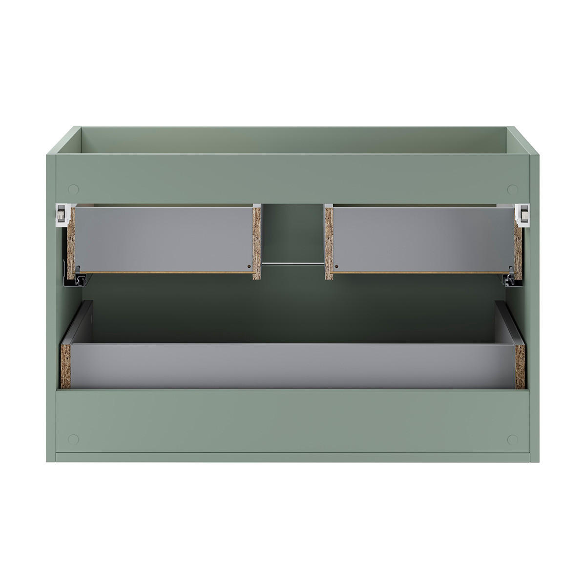 WASCHTISCH 80.6cm Oria Grün - Grün, Holzwerkstoff (80.6/50/46.5cm) - Petits-meubles