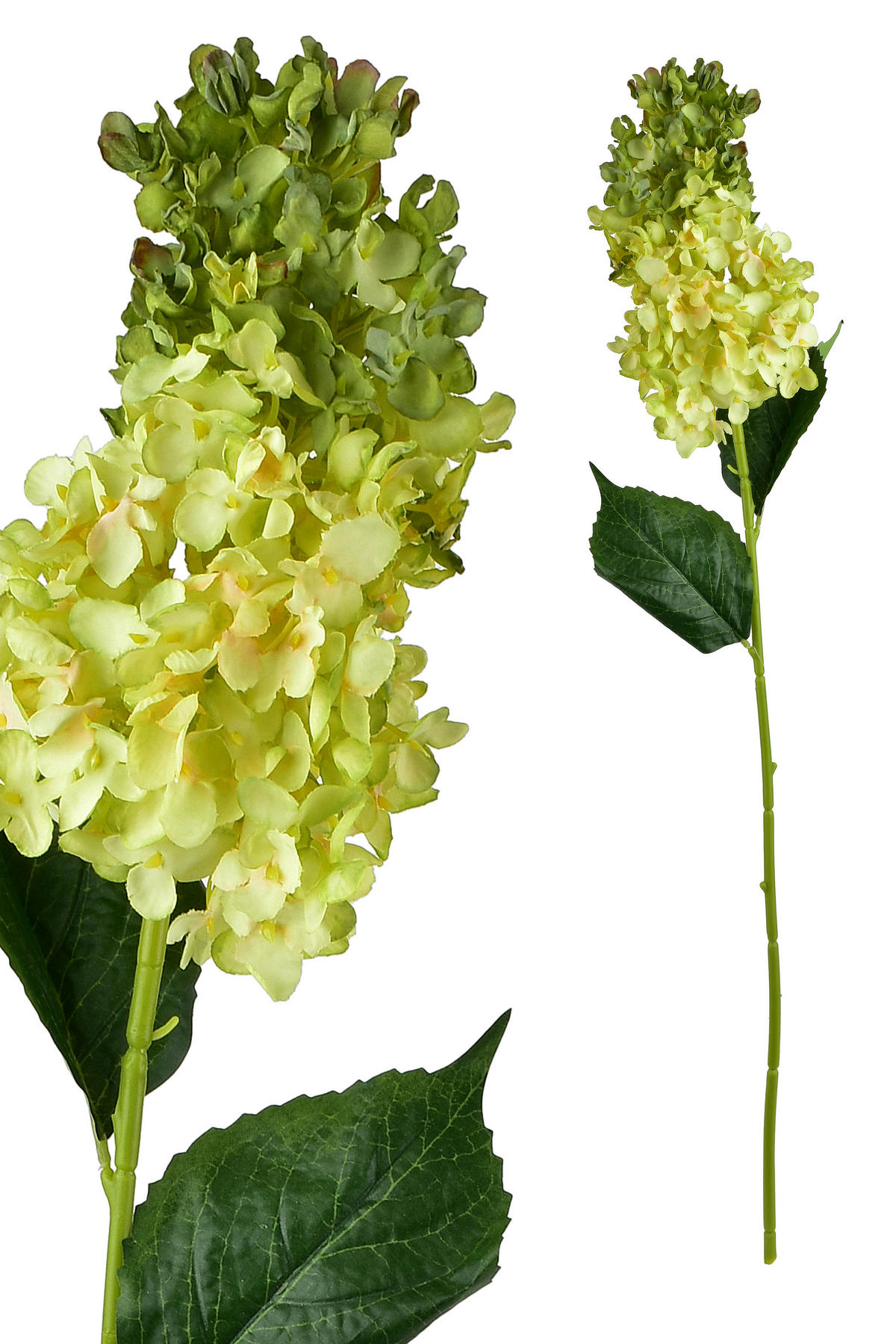 UMĚLÁ KVĚTINOVÁ VĚTEV Viridis, 80 cm - zelená barva, plast (80cm) - Mondex