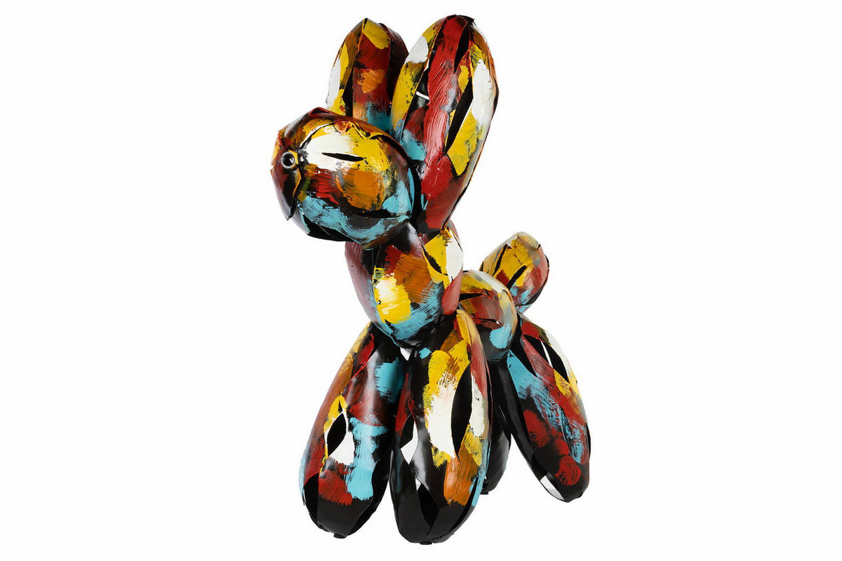 METALLSKULPTUR Bunt 58/58 cm - Multicolor, Metall (4/58/22cm) - KUNSTLOFT