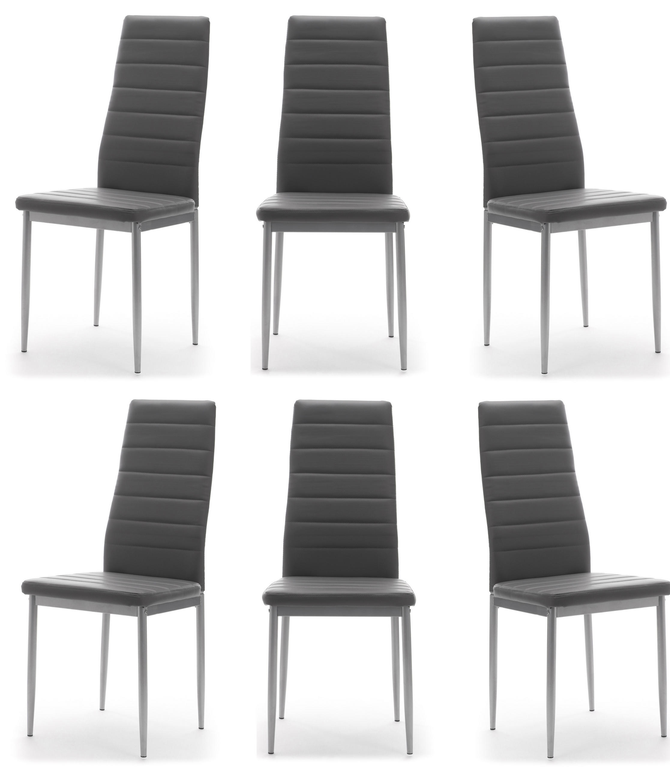 NEW Home Stuhl Grau 45x99x50 cm