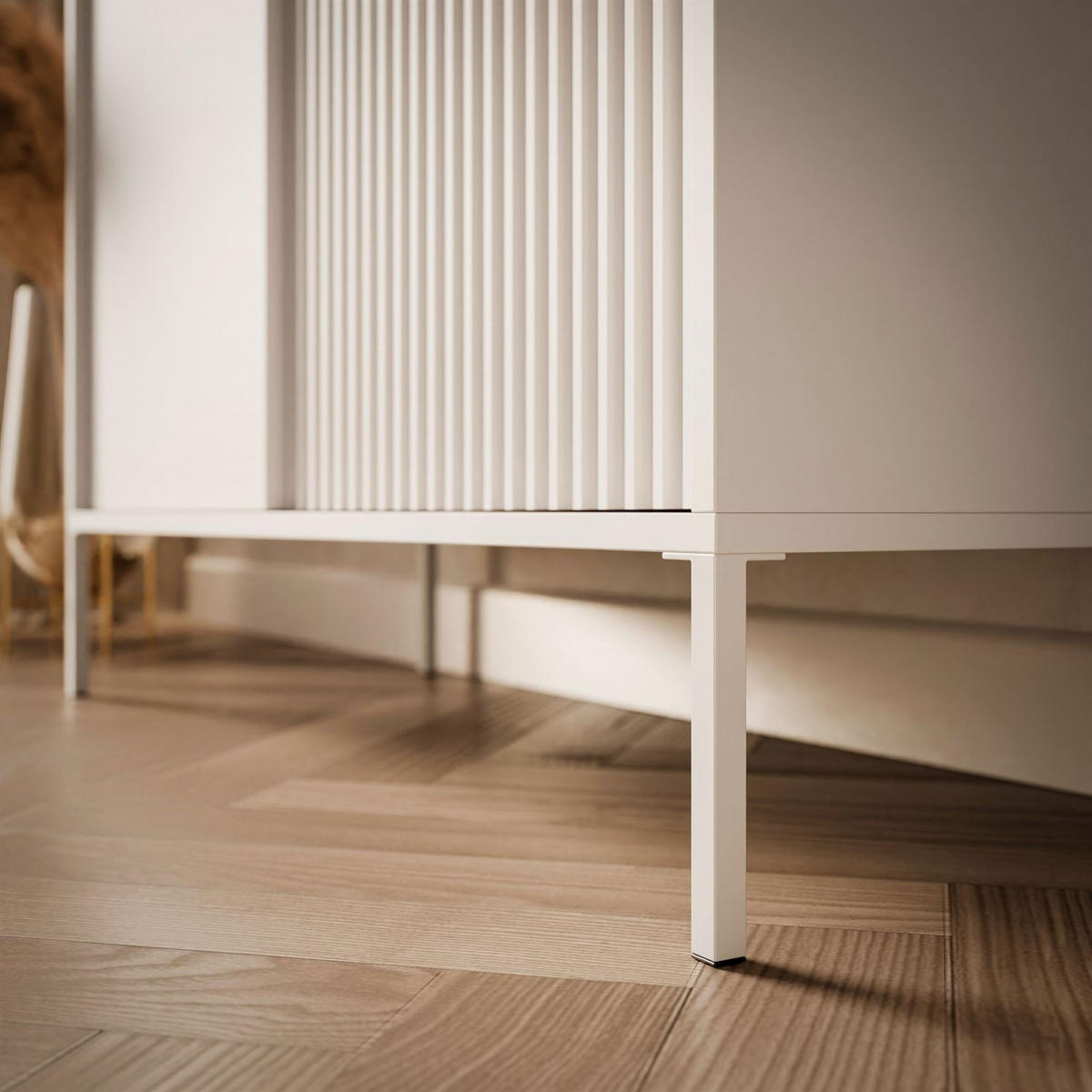 KOMMODE YASUMI 3D beige - Beige, Holzwerkstoff (103.5/123.4/39.5cm) - Lookway