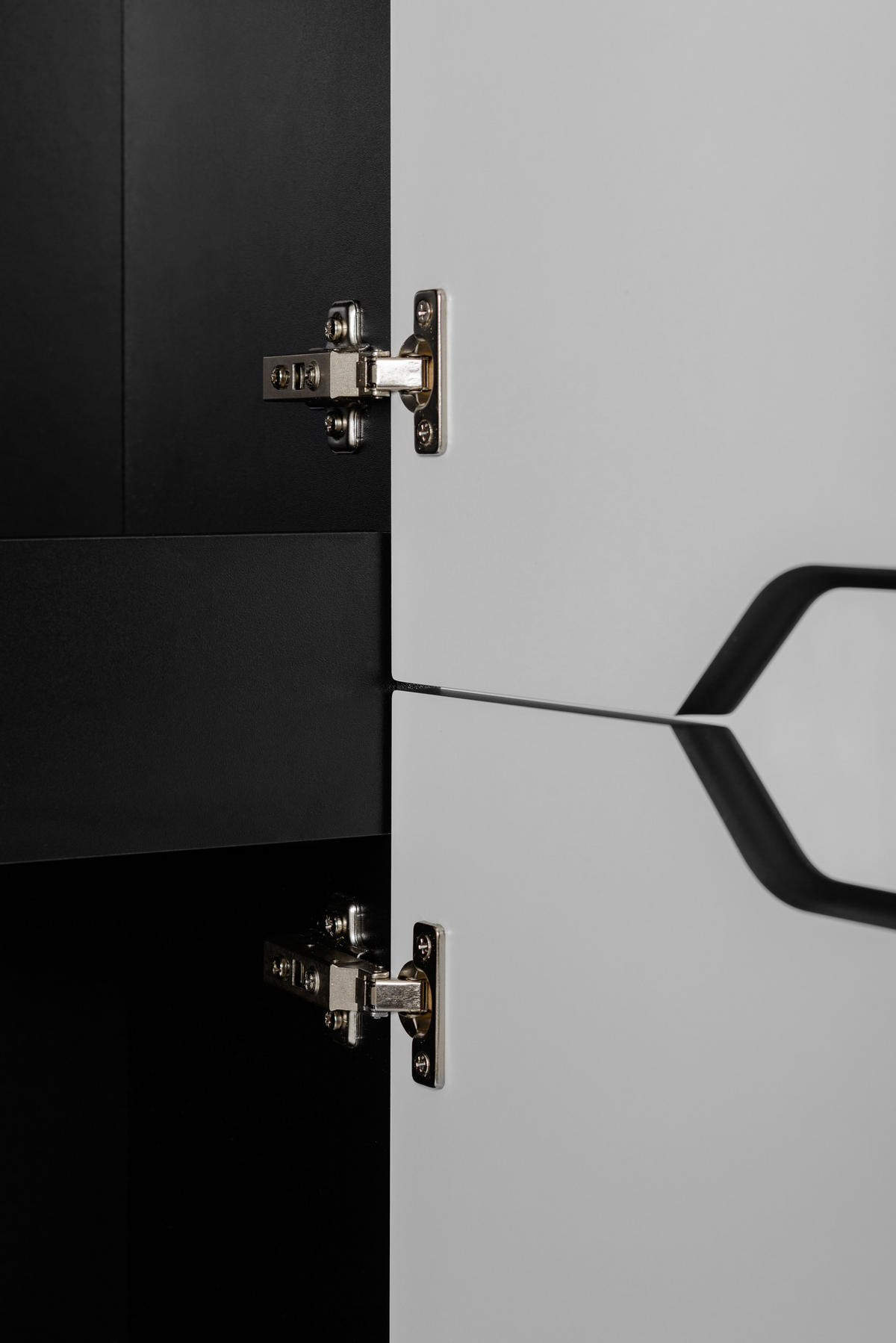 HÄNGESÄULE MODERN 136cm - Schwarz - Schwarz, Holzwerkstoff (35/136/27cm) - Rodan