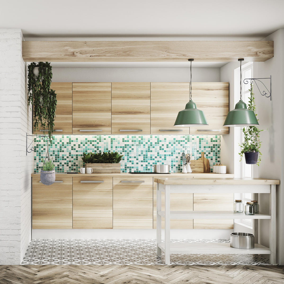 2XBLUMENAMPELHALTERUNG - Schwarz, Metall (30/28/2cm) - Relaxdays