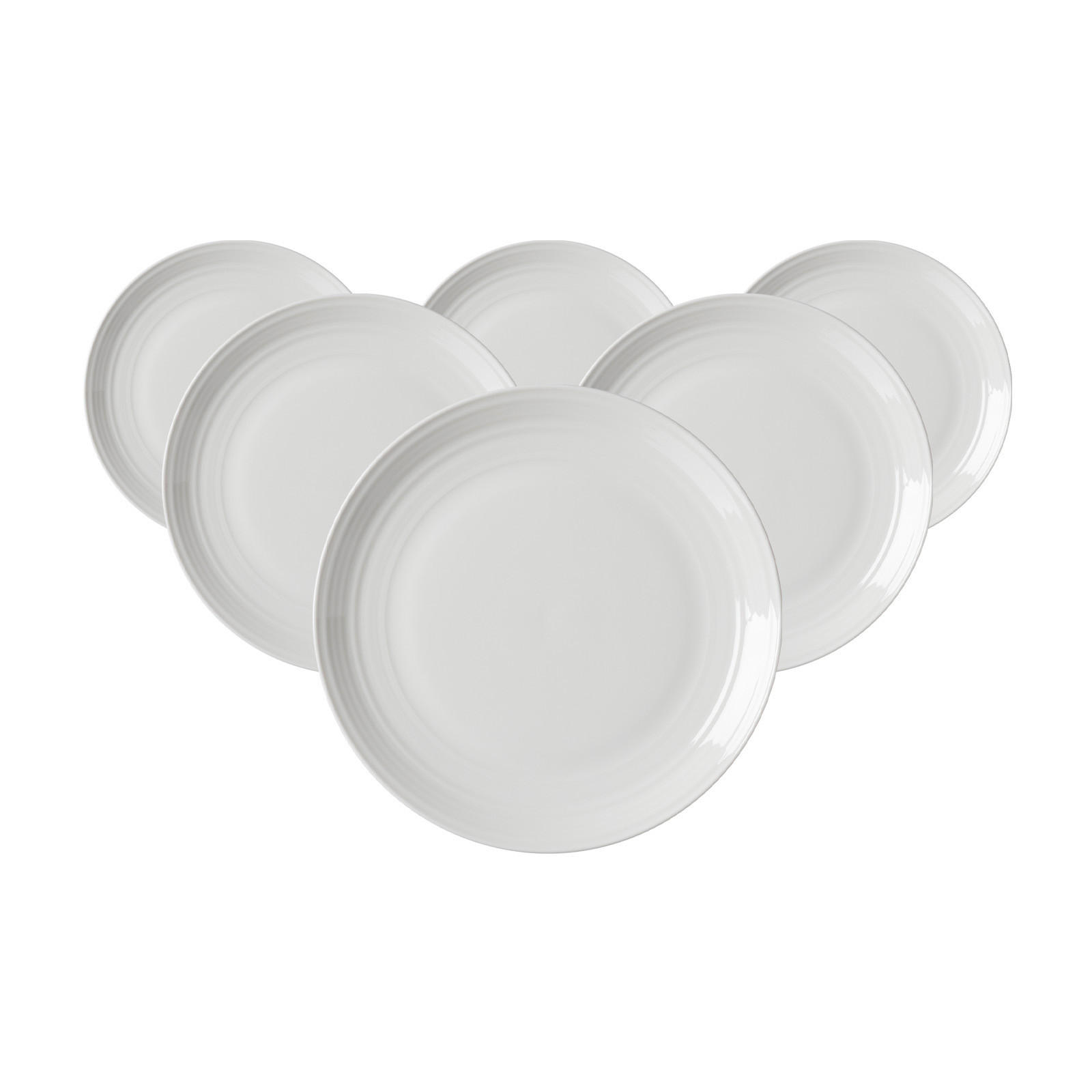 DESSERTTELLER Levi Weiß ø 21 cm 6er Set - Weiß, Keramik (21cm) - Ritzenhoff Breker