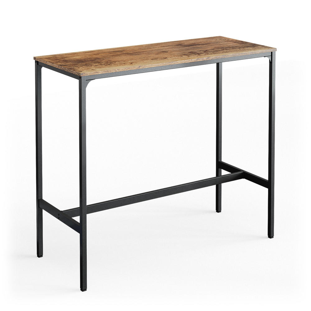 BARTISCH Fyrk Antikholz 120 x 50 cm - Eichefarben/Schwarz, Holzwerkstoff (120/105/50cm) - Vicco