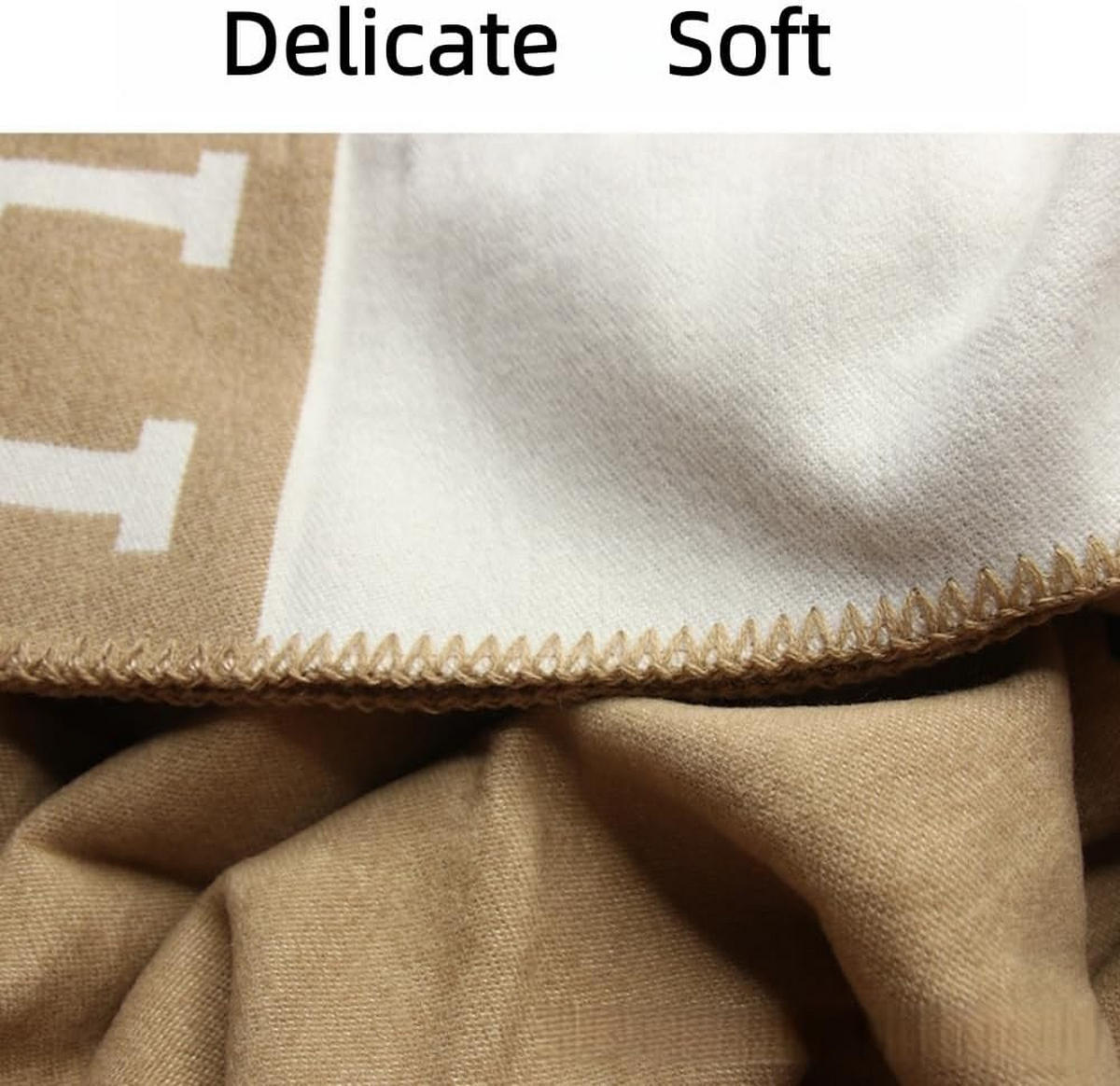 WOHNZIMMERDECKE - 130 x 180 cm - Khaki - Graubraun, Textil (130/180cm)