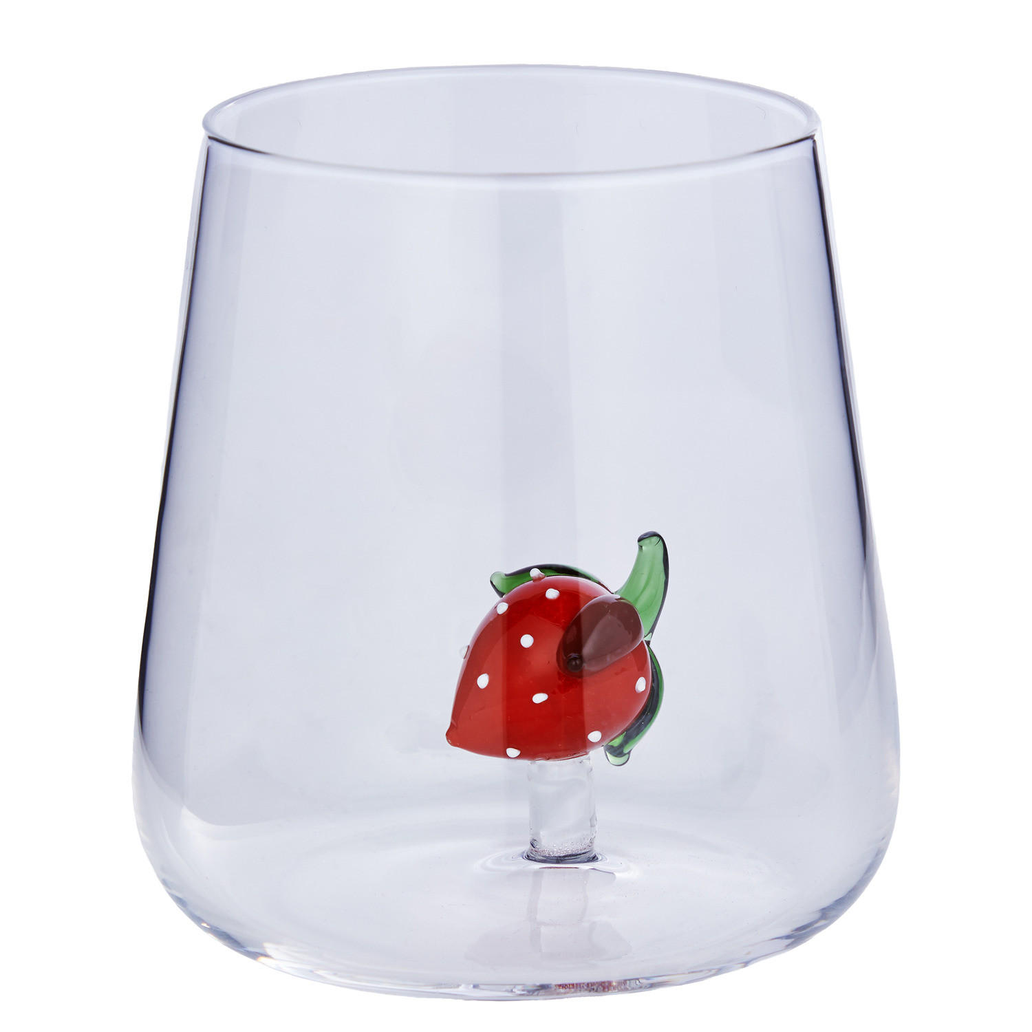 TRINKGLAS Sunny Joy Erdbeere - Transparent, Glas (0.4L) - Butlers