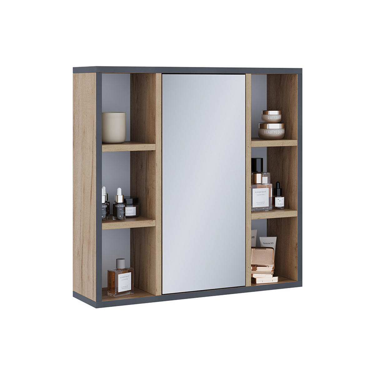 KOUPELNOVÁ ZRCADLOVÁ SKŘÍŇKA Stephan Zlatý mocný dub - medově dubová, kompozitní dřevo (60/59.2/16.8cm) - Vicco