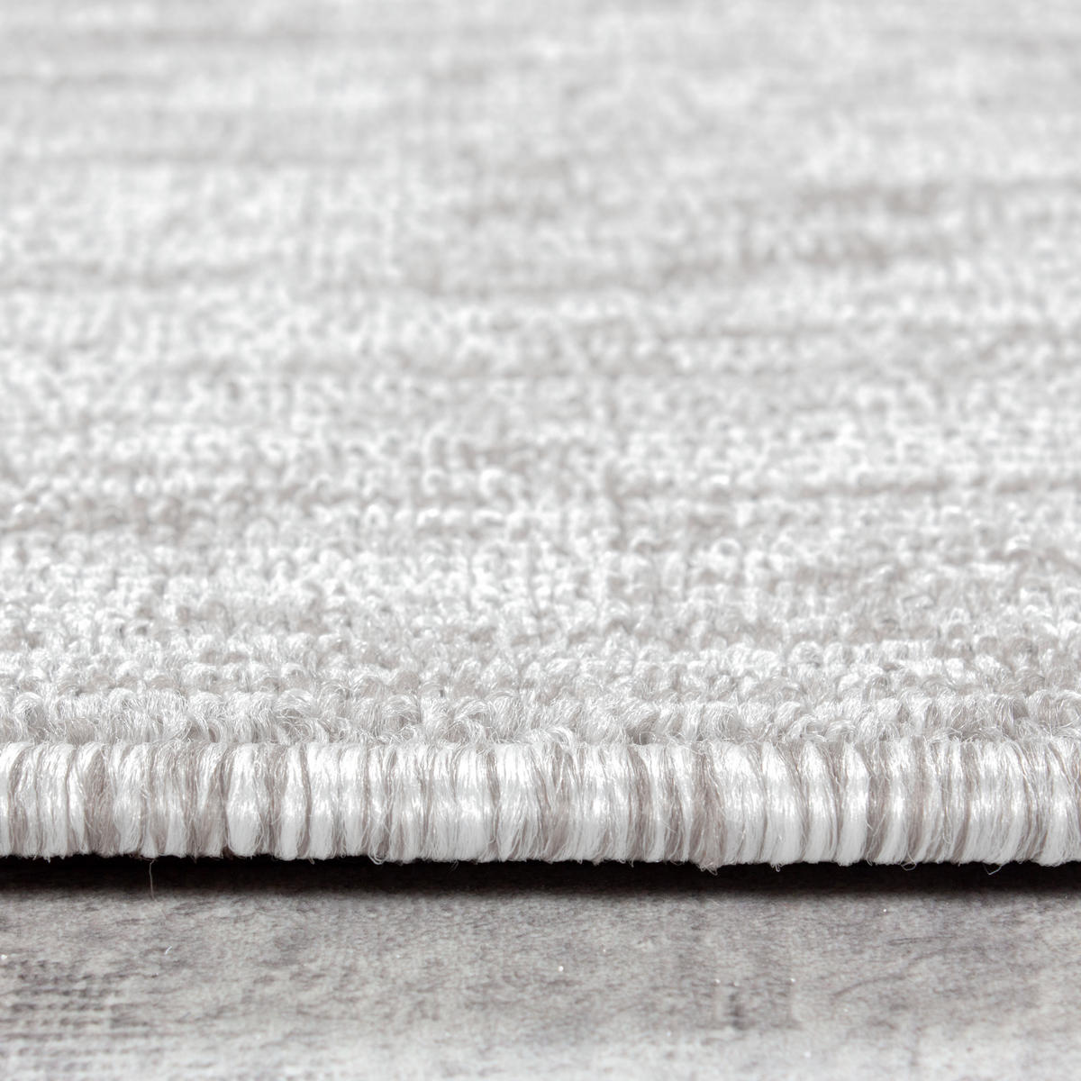 TEPPICH Kurzflor Unifarben Polypropylen saugroboter Wohnzimmer Creme Rund 160x160 - Creme, Textil (160/160cm) - KADIMA DESIGN